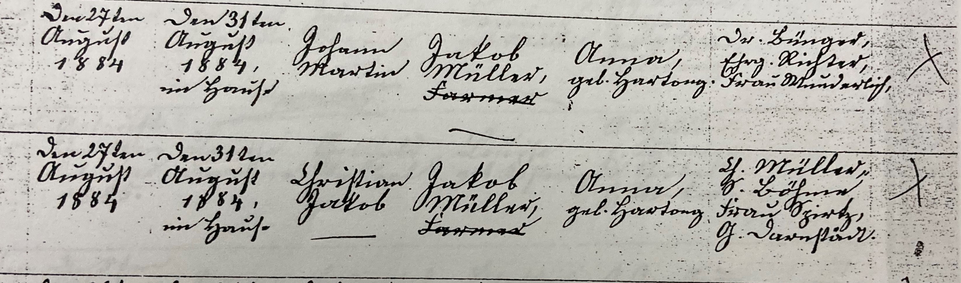 jacobmuellerandtwinjohannmartinmuellerbaptismrecordstrinity