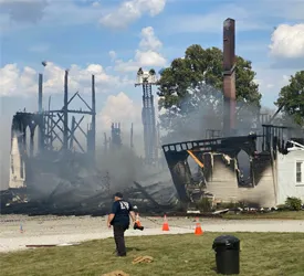 St. Paul’s Lutheran Beecher IL fire 2